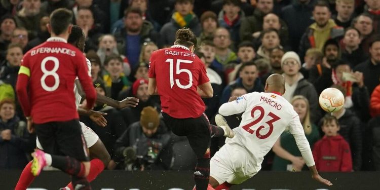 Video Siviglia Manchester United, ritorno quarti Europa League (Foto LaPresse)