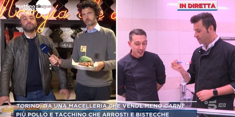 Il Grillo Cheesburger a Mattino 5