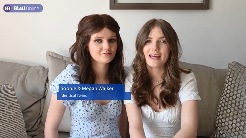 Ha il tumore e la sorella gemella sana ha gli stessi sintomi (screen Youtube)