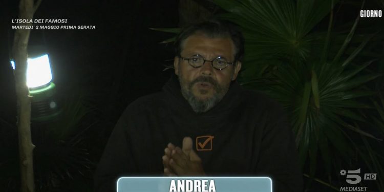 Andrea Lo Cicero all'Isola dei Famosi