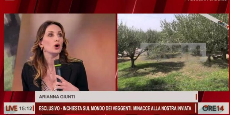 Arianna Giunti, la giornalista di Ore 14 vittima di minacce (Ore 14)