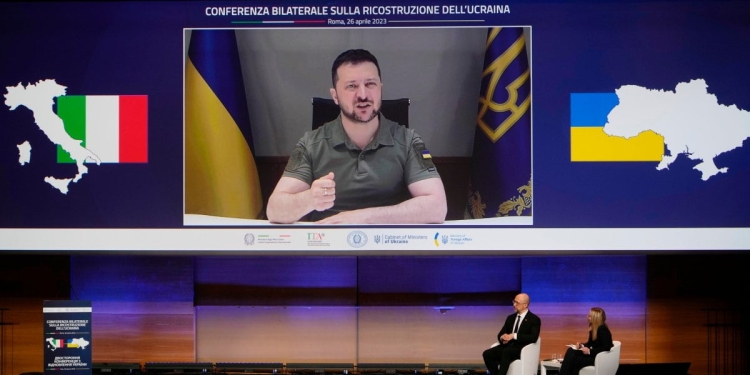 Meloni e Zelensky