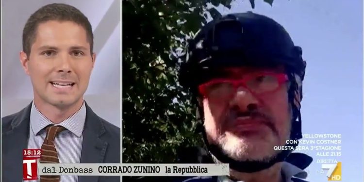 Corrado Zunino, inviato Repubblica (screen da Youtube La7)