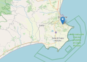 Terremoto a Crotone (Ingv)