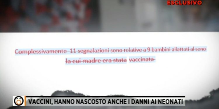 Vaccini ed effetti avversi nei neonati allattati da mamme vaccinate (da Fuori dal Coro)