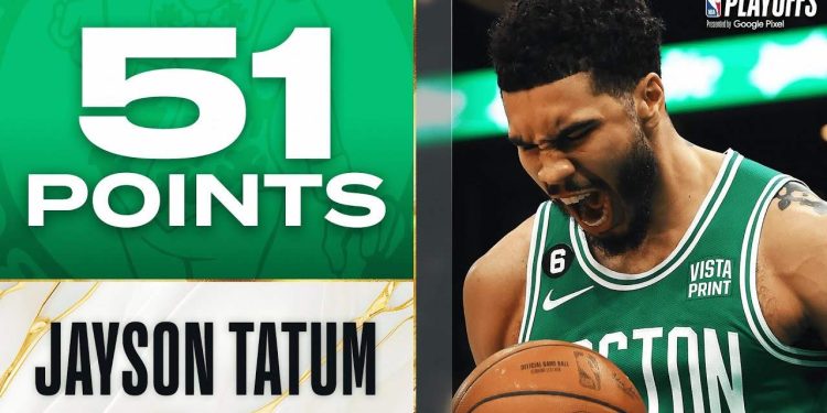 Tatum, 51 punti con Boston (screen Youtube)