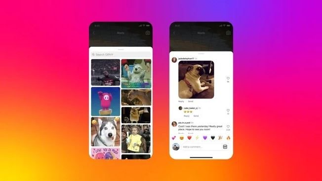 Novità Gif per i commenti Instagram