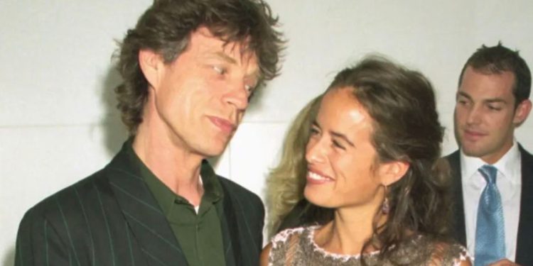 Mick Jagger e la figlia Jade (Twitter)