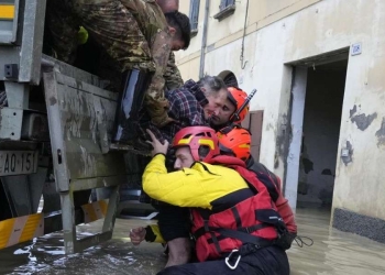 Alluvione in Romagna (LaPresse)