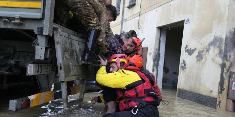 Alluvione in Romagna (LaPresse)