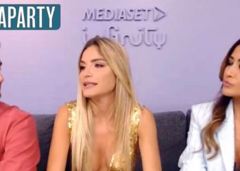 Claudia Motta a Isola party