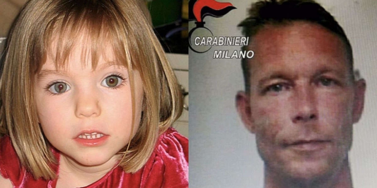 Maddie McCann e il sospettato tedesco Christian Brueckner (Foto: Chi l'ha visto?)