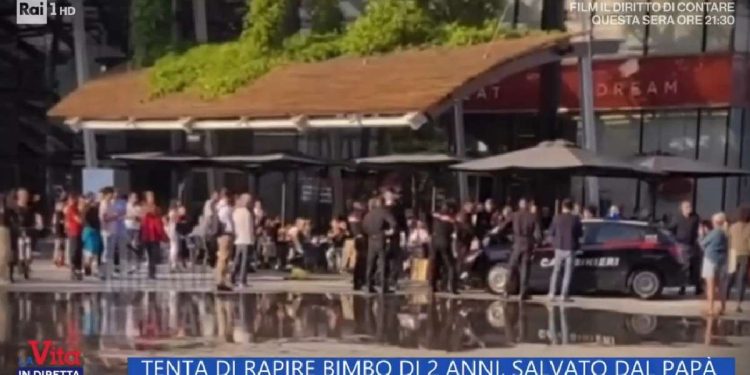 Tentato rapimento di un bimbo a Milano (La Vita in Diretta, Rai 1, 2023)