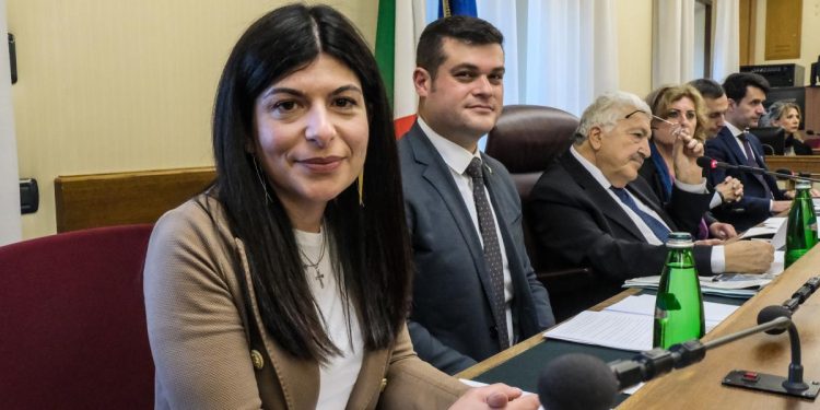 Chiara Colosimo, nuova presidente Commissione Antimafia (Foto: 2023, LaPresse)