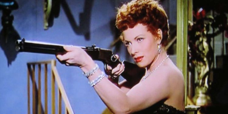 Maureen O'Hara in una scena del film