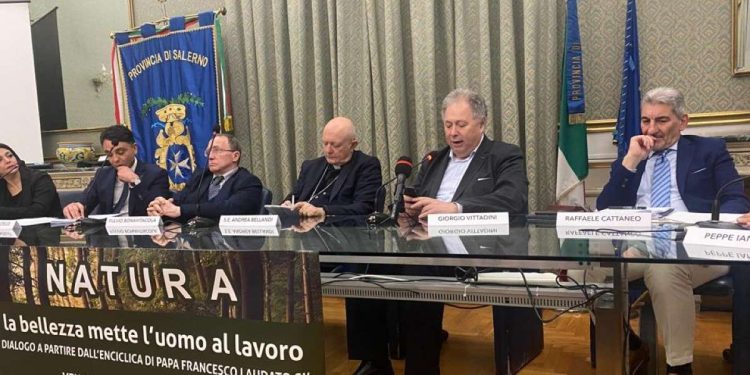 I relatori al convegno di Salerno (foto d'archivio)