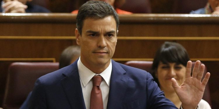 Sanchez in Parlamento Spagna