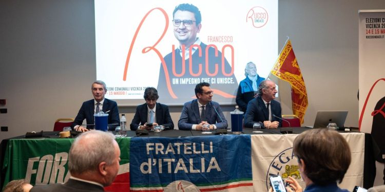 Rucco, Cdx alle Comunali Vicenza