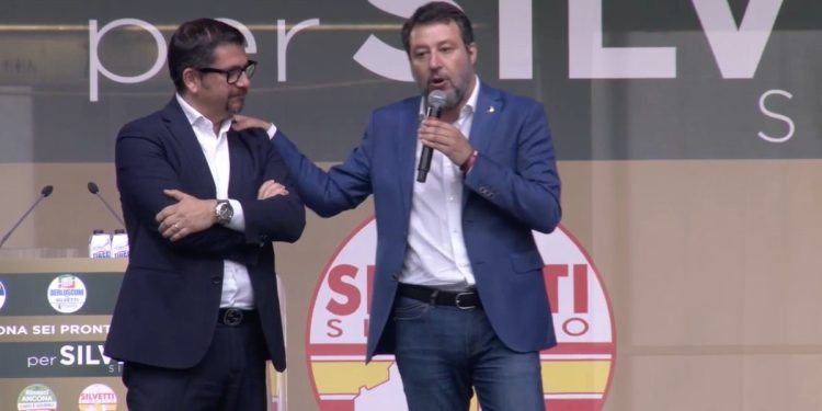 Silvetti e Salvini ad Ancona