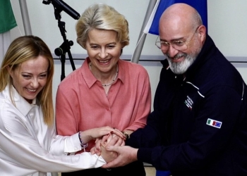 Meloni, Von der Leyen, Bonaccini