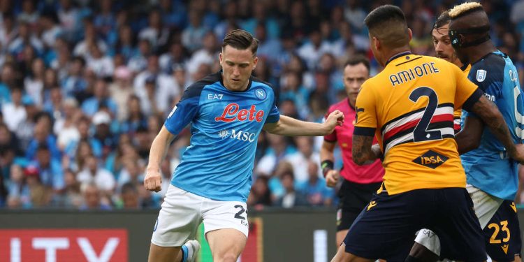 Calciomercato Napoli: Piotr Zielinski ha rifiutato l'Al Ahli (Foto LaPresse)