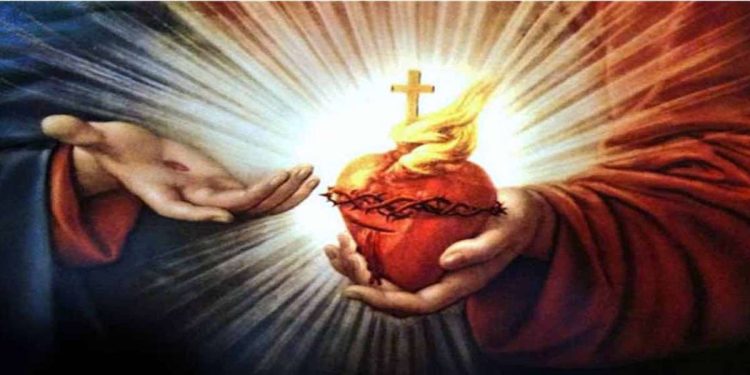 Dettaglio del Sacro Cuore di Gesù