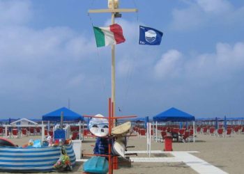 Una delle spiagge premiate con la Bandiere blu