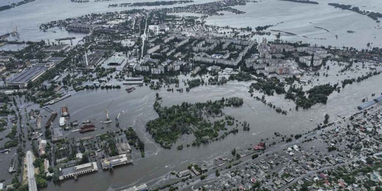 Alluvione diga Kakhovka