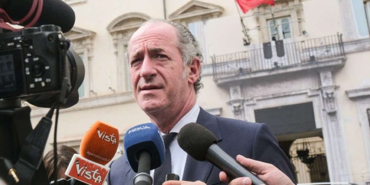 Luca Zaia, governatore del Veneto (LaPresse)