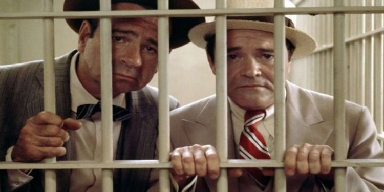 Walter Matthau e Jack Lemmon, in una scena del film