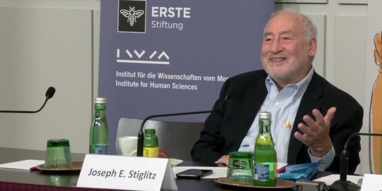 Joseph Stiglitz, screen da Youtube