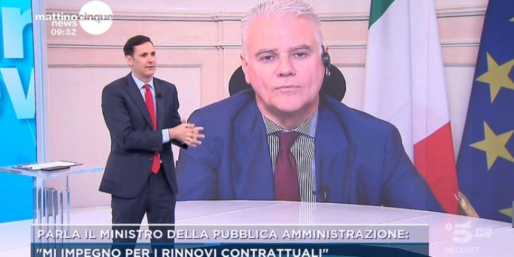 Il ministro Zangrillo a Mattino 5 News