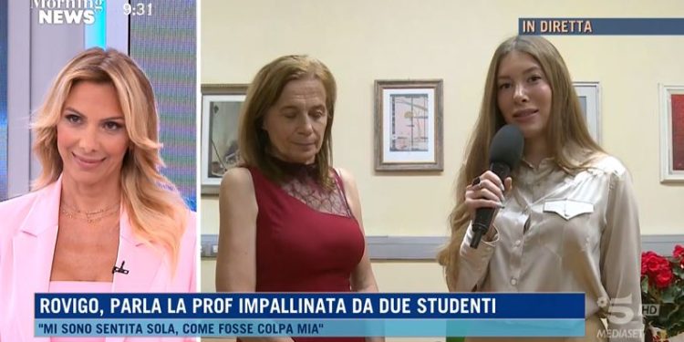 Prof di Rovigo impallinata a Morning News