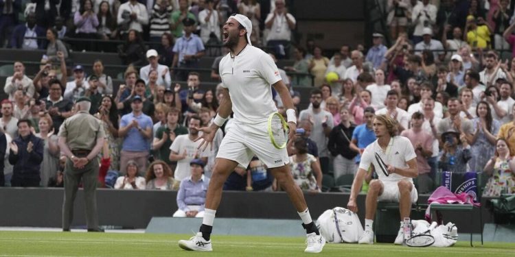 Diretta Berrettini Alcaraz, ottavi WImbledon 2023 (Foto LaPresse)