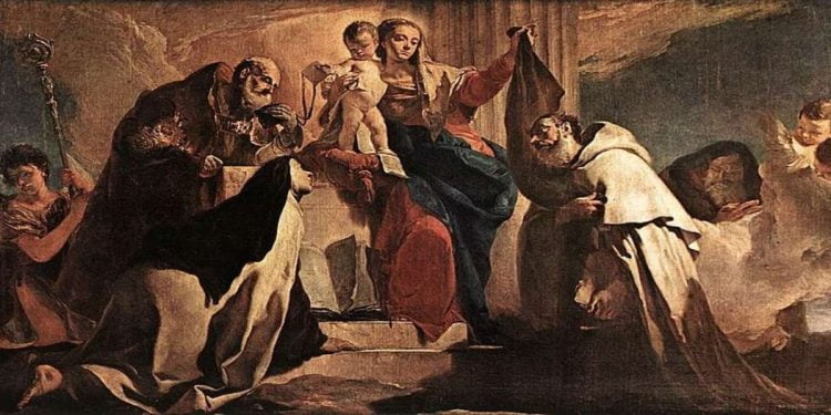 La Madonna del Carmelo di Tiepolo