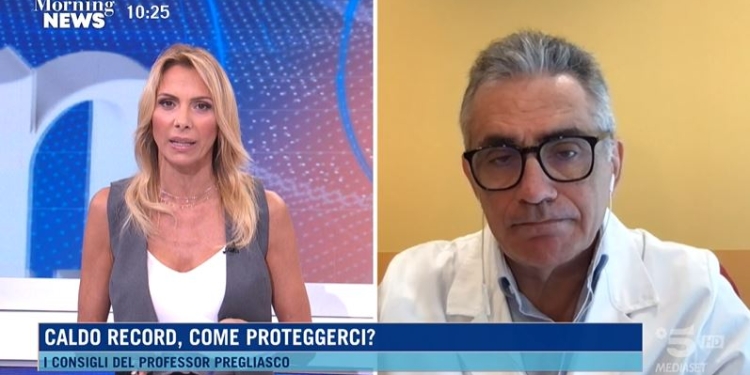 Il professor Pregliasco a Morning News