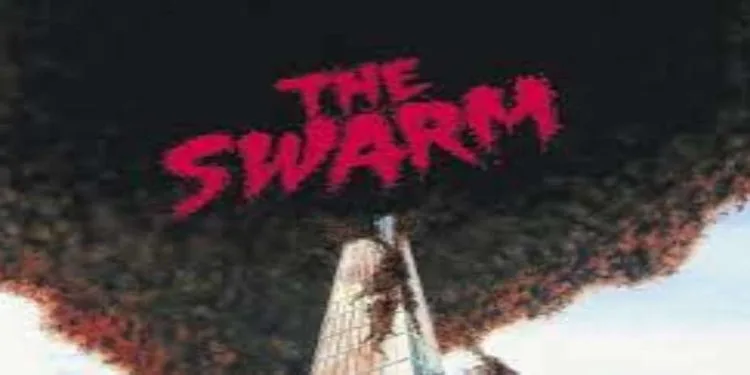 La locandina-fumetto del film Swarm - Lo sciame (Foto Web)