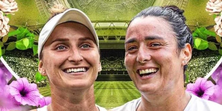 Diretta Vondrousova Jabeur, finale Wimbledon 2023 (da Facebook)