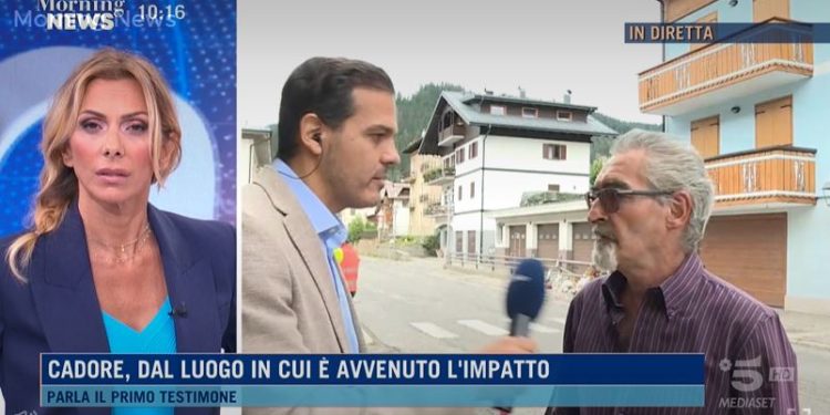 Incidente Belluno, testimone a Morning News