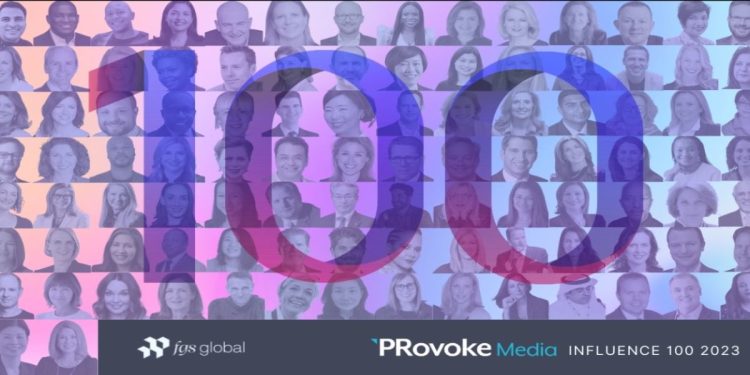 The Influence 100, classifica PRovoke Media dei 100 comunicatori più influenti al mondo