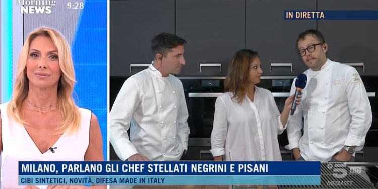 Chef Negrini e Pisani a Morning News