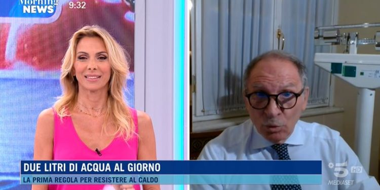 Il prof Sorrentino e la dieta del caldo a Morning News