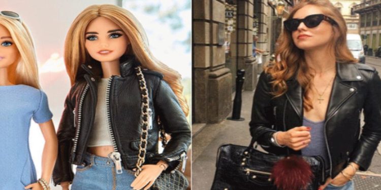 Chiara Ferragni e la Barbie ispirata a lei. (Foto: Web)