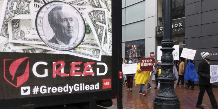 Proteste contro Gilead in Usa (Foto: 2023, LaPresse)