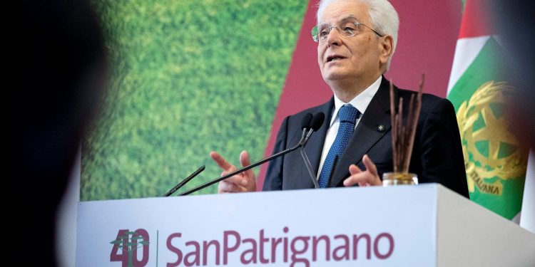 Comunità San Patrignano, Mattarella