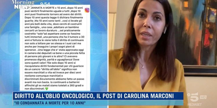 Onorevole Marrocco su oblio oncologico a Morning News