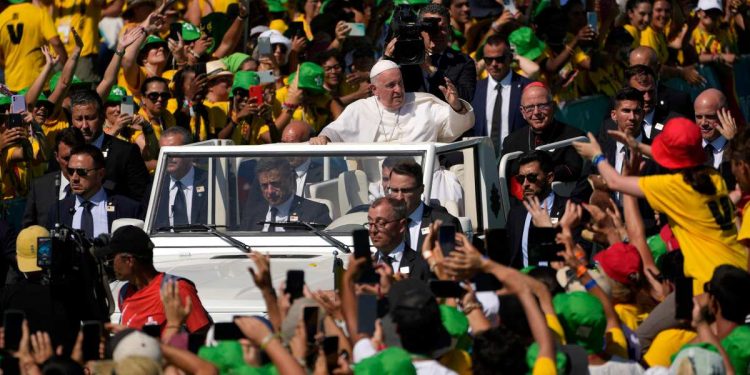 Papa Francesco alla GMG