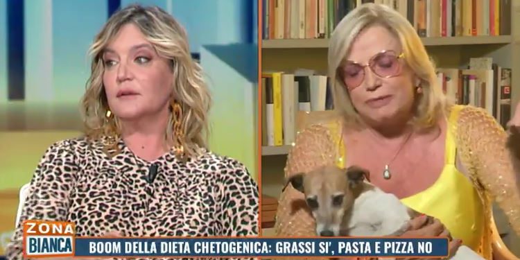 Patrizia Groppelli e Simona Izzo a Zona Bianca