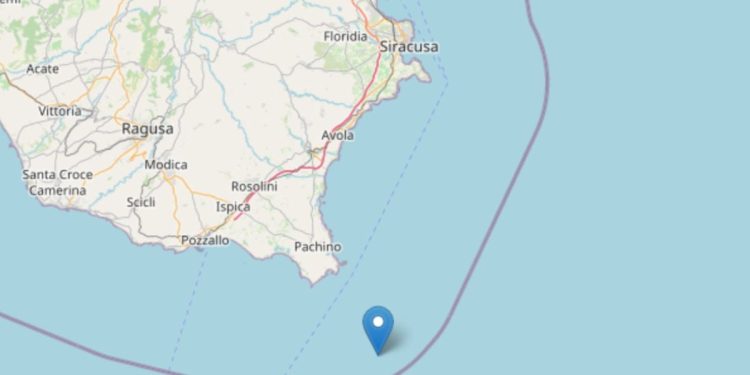 terremoto costa siracusana