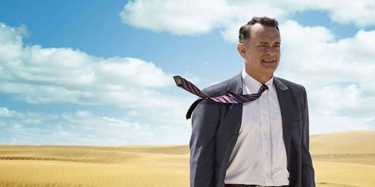 Tom Hanks in una scena del film